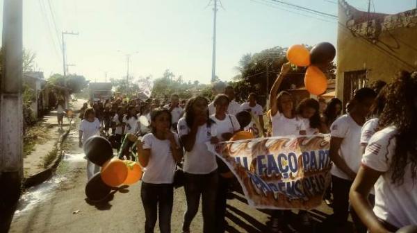 Centro de Ensino Aristides Lobão comemora aniversário com caminhada em Barão de Grajaú.(Imagem:FlorianoNews)