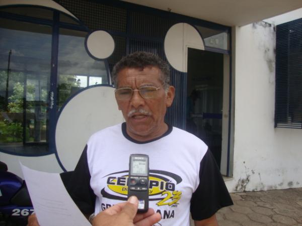 Raimundo Neres - Sind. dos Urbanitarios, func. Agespisa(Imagem:redação)