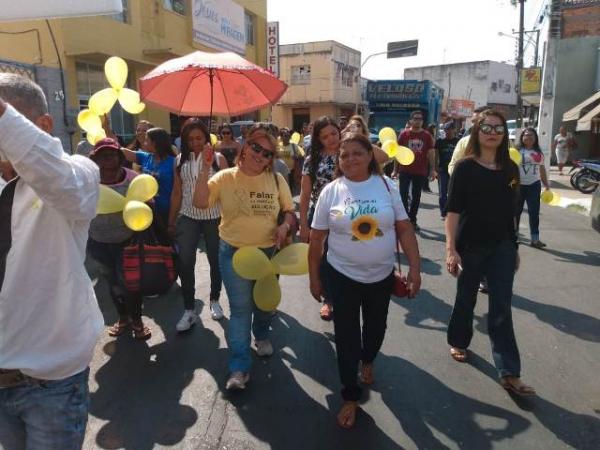 Saúde de Floriano realiza Caminhada de Valorização da Vida.(Imagem:FlorianoNews)