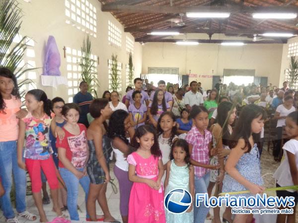 Domingo de Ramos é celebrado com missas e procissões em Floriano.(Imagem:FlorianoNews)