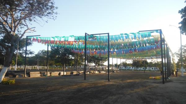 Preparativos para a I Cidade Junina de Floriano estão em fase final.(Imagem:FlorianoNews)