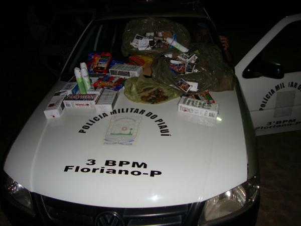Polícia Militar recupera produtos de furto(Imagem:Redação)