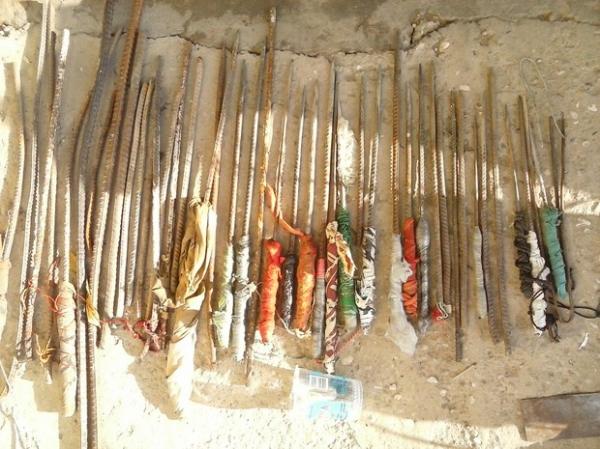 40 armas artesanais foram encontradas com os detentos.(Imagem:Divulgação/Sinpoljuspi)