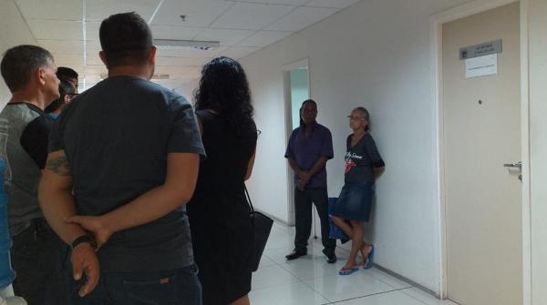 Audiência de instrução sobre homicídio do Cabo Samuel Borges aconteceu no Fórum Cível e Criminal de Teresina.(Imagem:Gilcilene Araújo/G1)