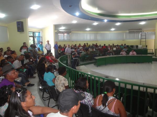 Sindicato dos trabalhadores rurais realizou audiência pública.(Imagem:FlorianoNews)