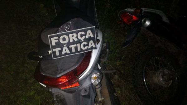 Motocicletas tomadas de assalto são recuperadas pela Força Tática de Floriano.(Imagem: Força Tática)