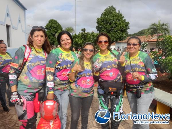 Mulheres participaram da 7ª edição do Rally do Batom de São João dos Patos.(Imagem:FlorianoNews)