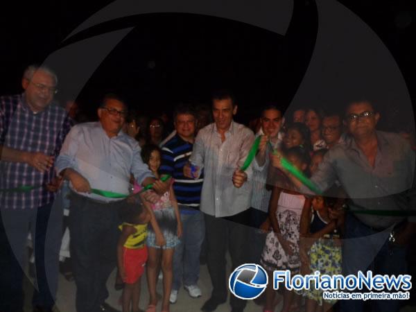 Prefeitura de Floriano inaugura ponte Joaquim Batista no bairro Taboca.(Imagem:FlorianoNews)