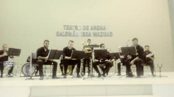 Sociedade Musical União Josefense se apresenta em Floriano através do Sonora Brasil.(Imagem:FlorianoNews)