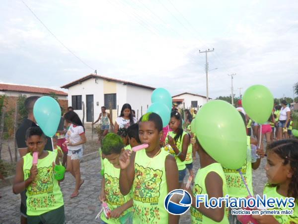 Bloco Criançada garantiu diversão para os baixinhos em Floriano.(Imagem:FlorianoNews)