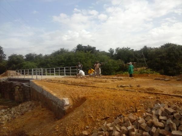 Construção da ponte do bairro Taboca entra na fase final.(Imagem:FlorianoNews)