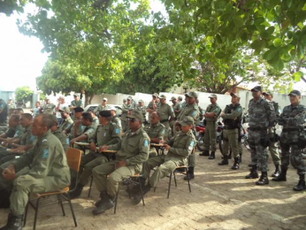 Policiais militares participam de palestra sobre câncer de próstata.(Imagem:FlorianoNews)