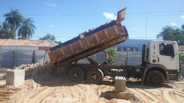 Obras do Mercado do Cruzeiro estão em pleno andamento.(Imagem:FlorianoNews)