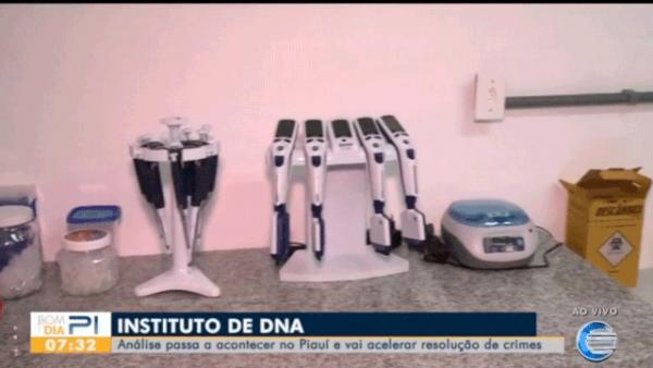 Piauí inaugura primeiro Instituto de DNA Forense na segunda-feira (11).(Imagem:Reprodução TV Clube)