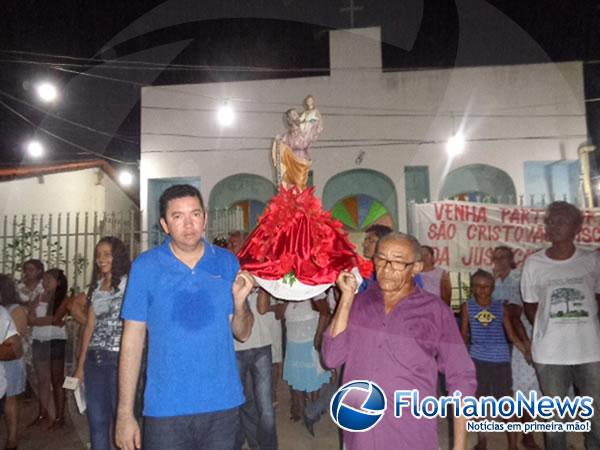 Procissão e missa marcaram encerramento dos festejos de São Cristóvão em Floriano.(Imagem:FlorianoNews)