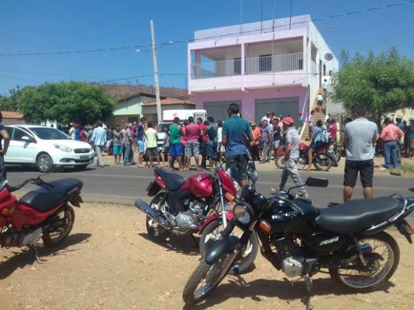 Comerciante foi morto a tiros, caso no Sul do Piauí.(Imagem:Divulgação/PM)