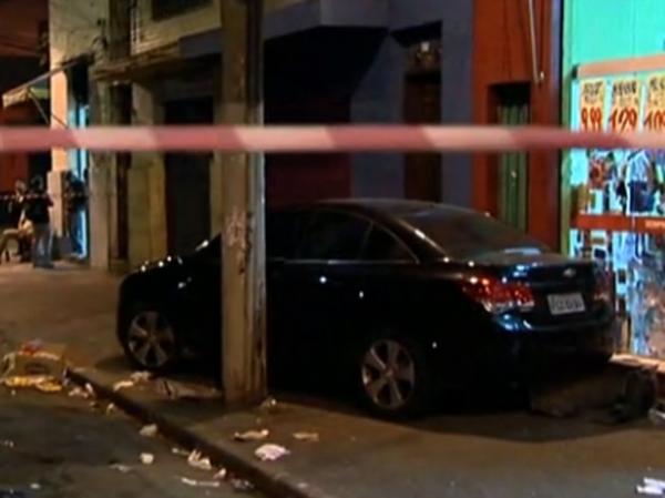 Motorista, segundo a polícia, apresentava sinais de embriaguez.(Imagem:Reprodução/SPTV)