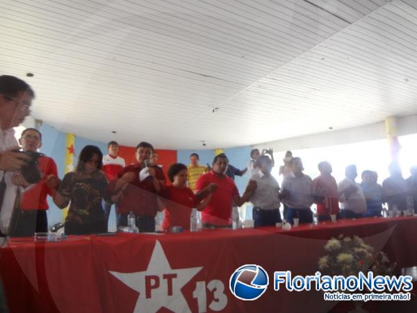 Militantes do PT se reúnem em Floriano para comemorar 34 anos de fundação do Partido.(Imagem:FlorianoNews)