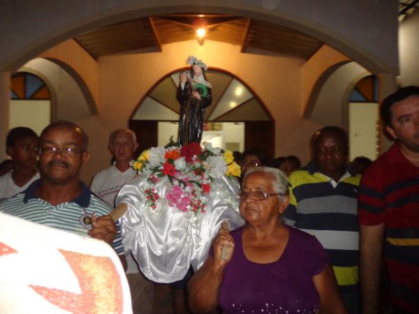 Procissão marcou encerramento do festejo de Santa Rita em Floriano.(Imagem:FlorianoNews)