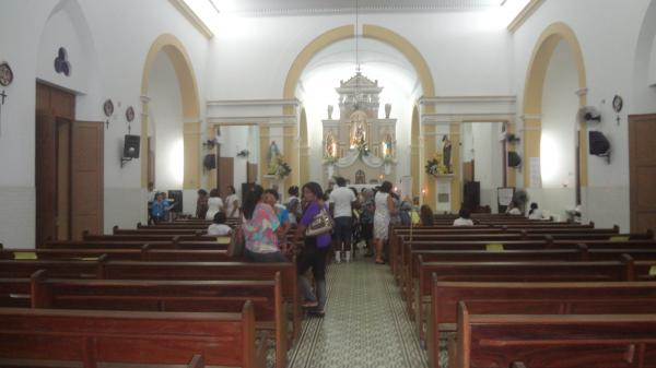 Celebração eucarística na Igreja Matriz.(Imagem:FlorianoNews)