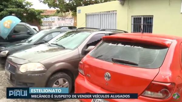 Mecânico é preso suspeito de vender veículos alugados(Imagem:Reprodução/TV Cidade Verde)
