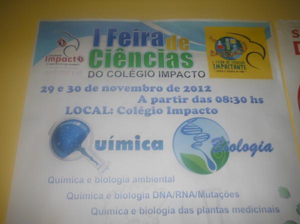 Colégio Impacto realiza I Feira de Ciências Impactante.(Imagem:FlorianoNews)