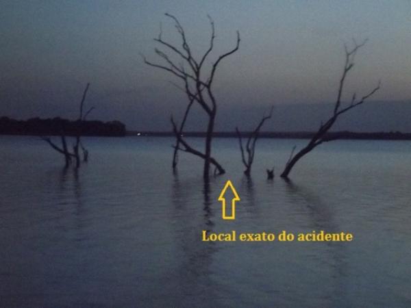 Local do acidente.(Imagem:Portal Cidadeluz)