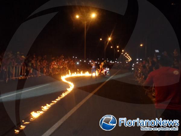 Cajueiro Motos promove show de manobras em Floriano.(Imagem:FlorianoNews)