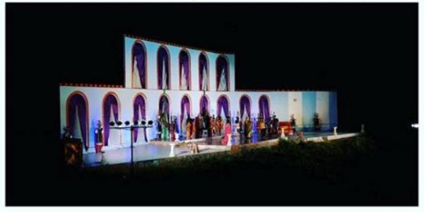 Segundo dia do espetáculo da Paixão de Cristo emociona público em Floriano. (Imagem:Reprodução)