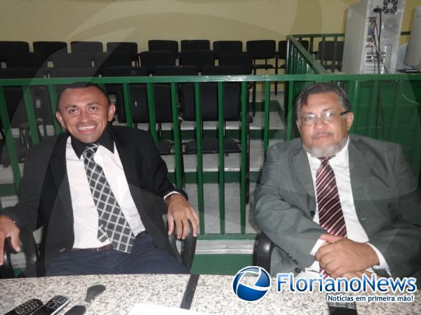 Vereadores Carlos Augusto (PTB) e Carlos Antônio (PRTB).(Imagem:FlorianoNews)