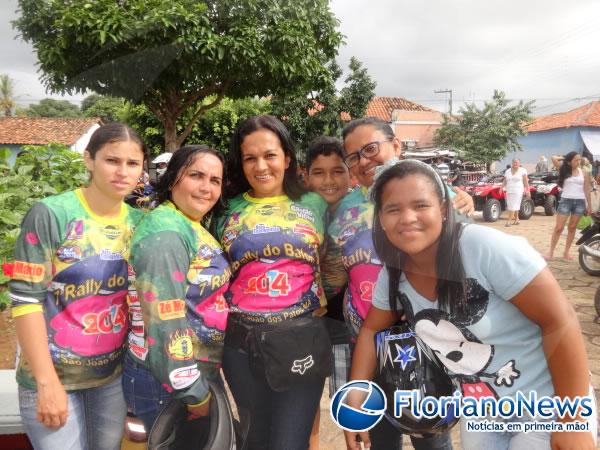 Mulheres participaram da 7ª edição do Rally do Batom de São João dos Patos.(Imagem:FlorianoNews)