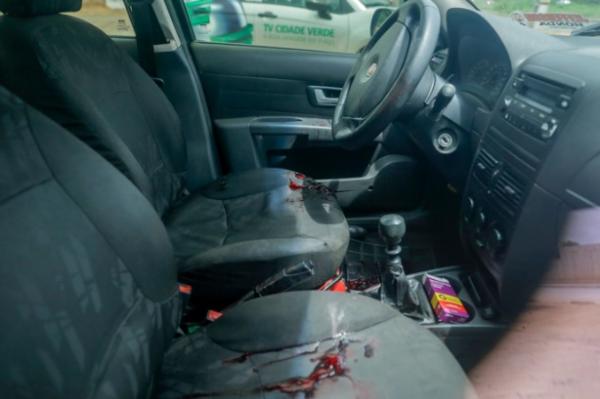 Motorista achado sangrando em carro trabalhava como motorista de aplicativo.(Imagem:Roberta Aline)