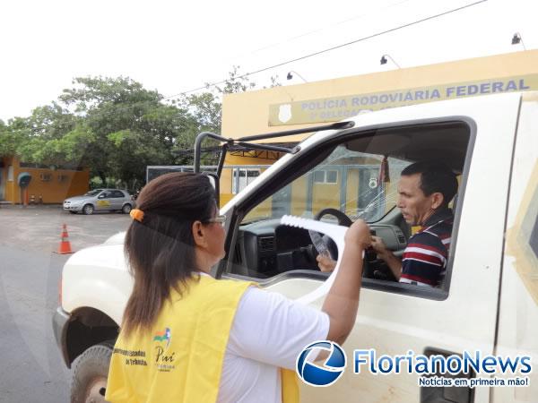 Detran-PI realiza campanha de prevenção de acidentes no Carnaval de Floriano.(Imagem:FlorianoNews)