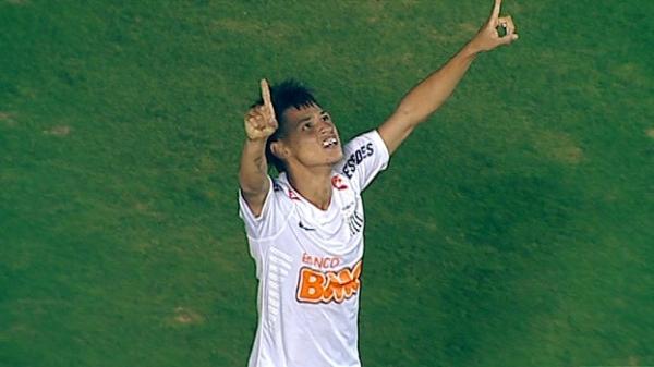 Neilton dá show, 'imita' Neymar, e Santos acaba com o sonho do Palmeiras na Copa São Paulo.(Imagem:Reprodução/ESPN)