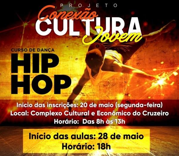 Inscrições para curso de dança Hip Hop se encerram nesta sexta.(Imagem:SECOM)