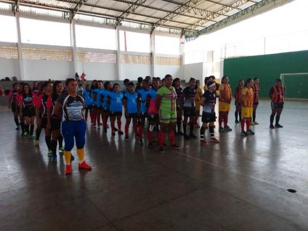 Solenidade marca abertura da Copa Cidade de Futsal Feminino 2019 em Floriano.(Imagem:FlorianoNews)