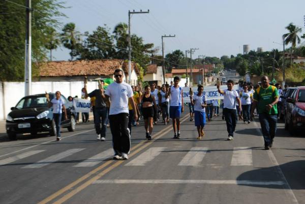 Solenidade na Praça Santo Antônio marca abertura da Semana da Pátria em Barão de Grajaú.(Imagem:Reprodução/Facebook)