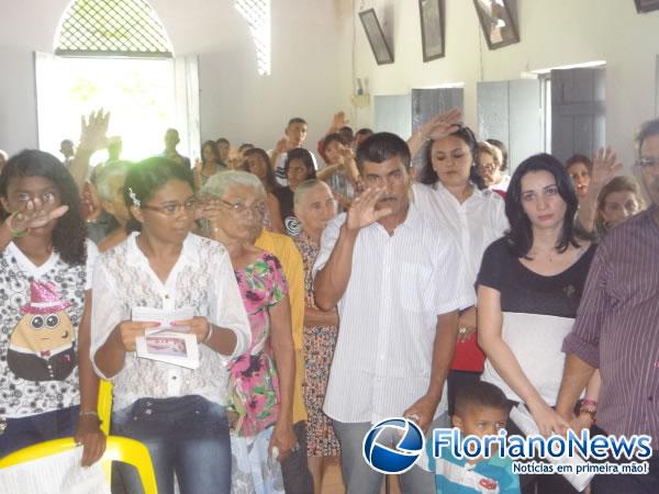  Encerramento de festejo na localidade Araçás.(Imagem:FlorianoNews)