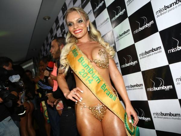 Indianara, Miss Bumbum 2014.(Imagem: Iwi Onodera / EGO)