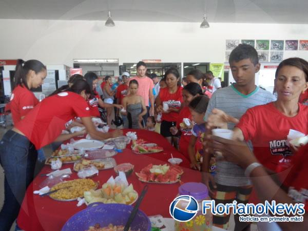 Cajueiro Motos comemora Dia do Motociclista com moto passeio em Floriano. (Imagem:FlorianoNews)