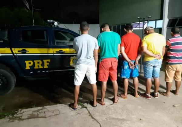 Grupo especializado em roubo a malotes bancários é preso no PI.(Imagem:PRF)