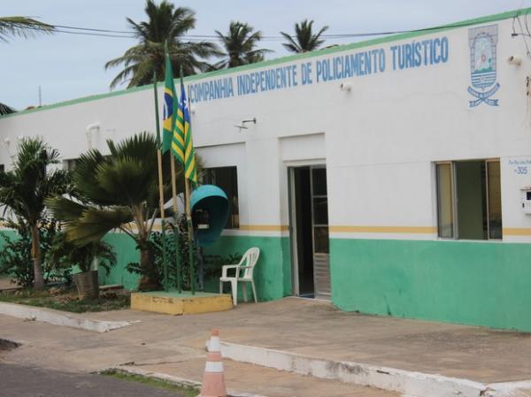 Companhia Independente de Policiamento Turístico de Luís Correia.(Imagem:Patrícia Andrade/G1)