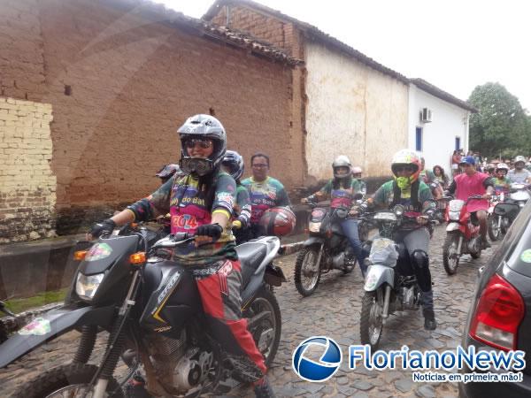 Mulheres participaram da 7ª edição do Rally do Batom de São João dos Patos.(Imagem:FlorianoNews)