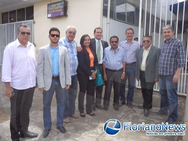 Comissão de vereadores visita Hospital Regional Tibério Nunes.(Imagem:FlorianoNews)