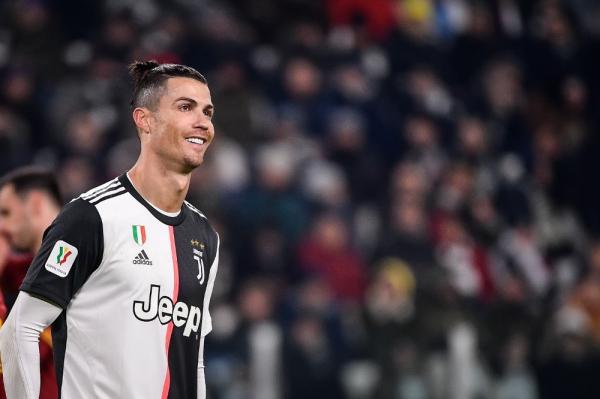Cristiano Ronaldo marca um na vitória da Juventus sobre a Roma(Imagem:SportPhoto24/DPPI)