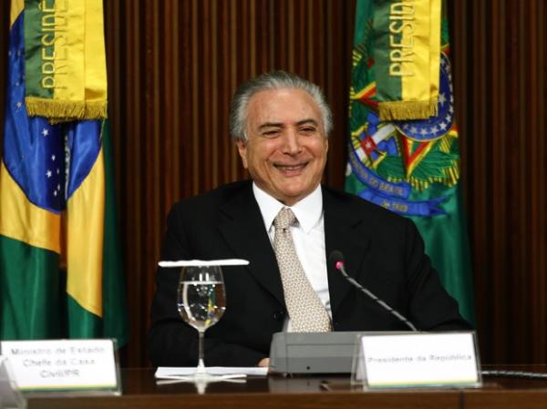 Novo presidente da República fez pronunciamento em cadeia de rádio e TV.(Imagem:Wilton Junior/Estadão Conteúdo)