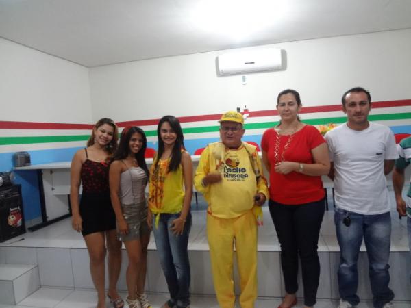 Candidatas ao título de Rainha Caipira de Barão de Grajaú participaram de reunião.(Imagem:FlorianoNews)