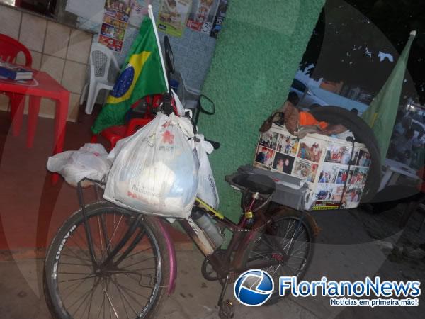 Município de Floriano recebeu a visita do Ciclista Maluco(Imagem:FlorianoNews)