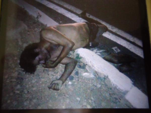 Motorista embriagado invade canteiro e mata pedestre em Floriano.(Imagem:Reprodução/PRF)