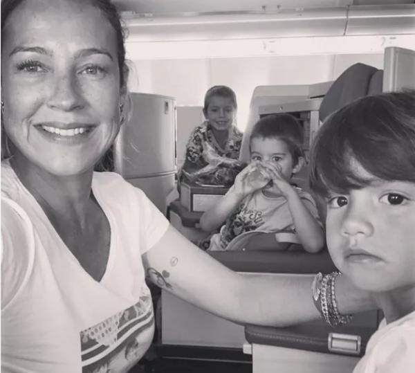 Luana Piovani e os filhos.(Imagem:Instagram/Reprodução)